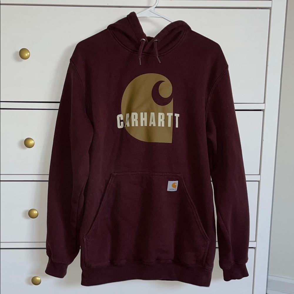 Carhartt Men's Maroon Hoodie